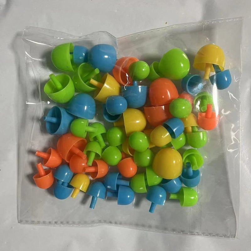 Mushroom Nails, Puzzle, Diced Mushrooms, Ever-Changing Pixel Paintings, Beads, Children'S Early Education Educational Toys - Image 1